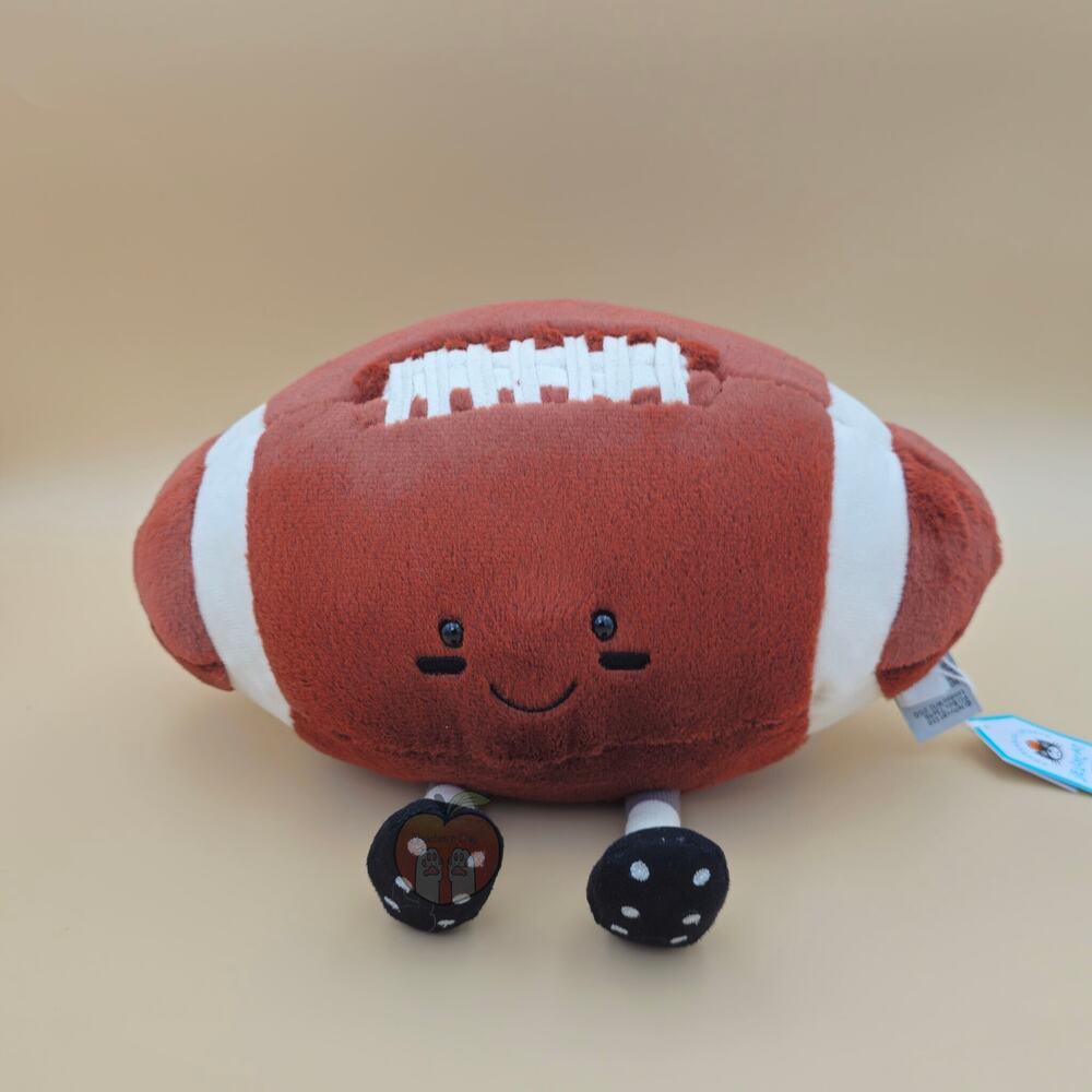Jellycat Amuseables Sports Football - AUTHENTIC - NEW WITH TAGS
